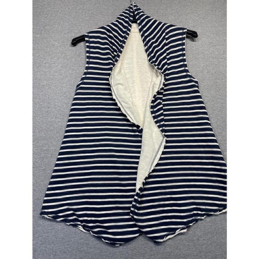 Women's Matilda Jane Blue and White Striped Sleeveless Top Size xl